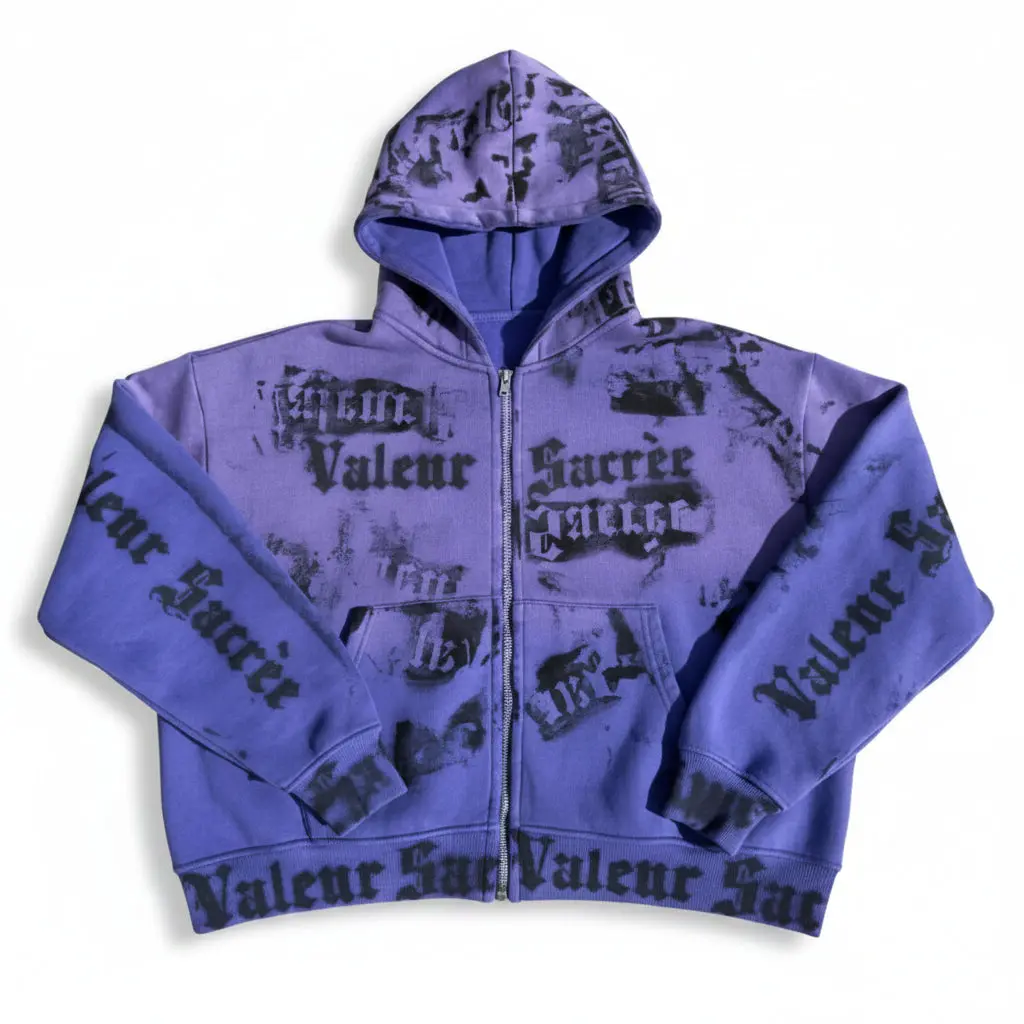 VS ZIP-UP JACKET (PURPLE)