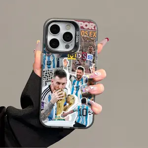 Messi Casing For iphone 17 16 15 14 13 12 11 X XS SE23 PRO PLUS MAX 2020 2022 Gift Shockproof Protection Anti-Drop Protective Protector Phone Cases Shell Cover