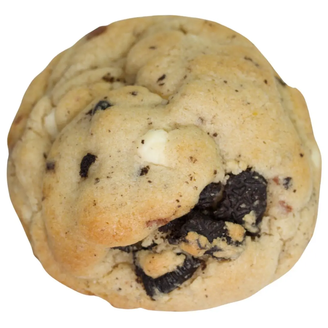Oreo Milkshake Baked Gourmet Cookies - Crunchy White Chocolate Baking Treats with Cream Flavor Snack Bites and Oreo Pieces