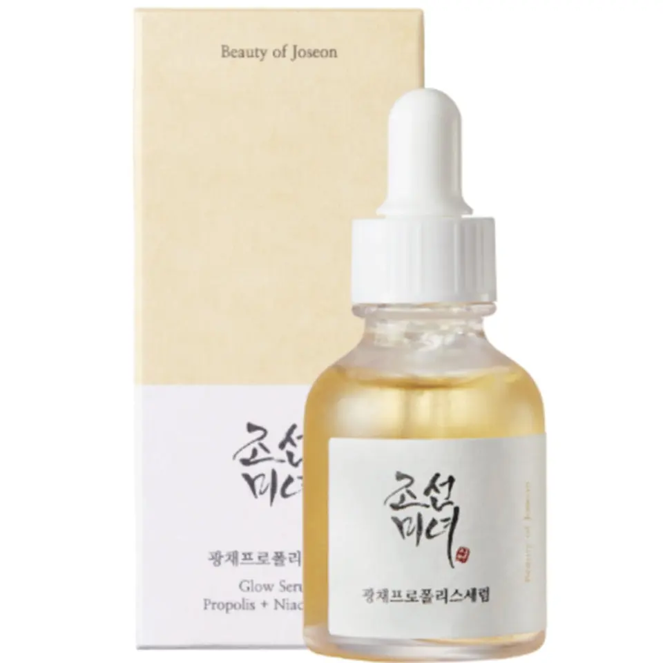 Beauty of Joseon Glow Serum, Lightweight Korean Face Serum with Niacinamide and Propolis for a Radiant, Aesthetic Glow, 1.01 fl oz, Sensitive