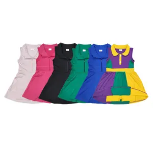 Girls Athletic Sleeveless Dress