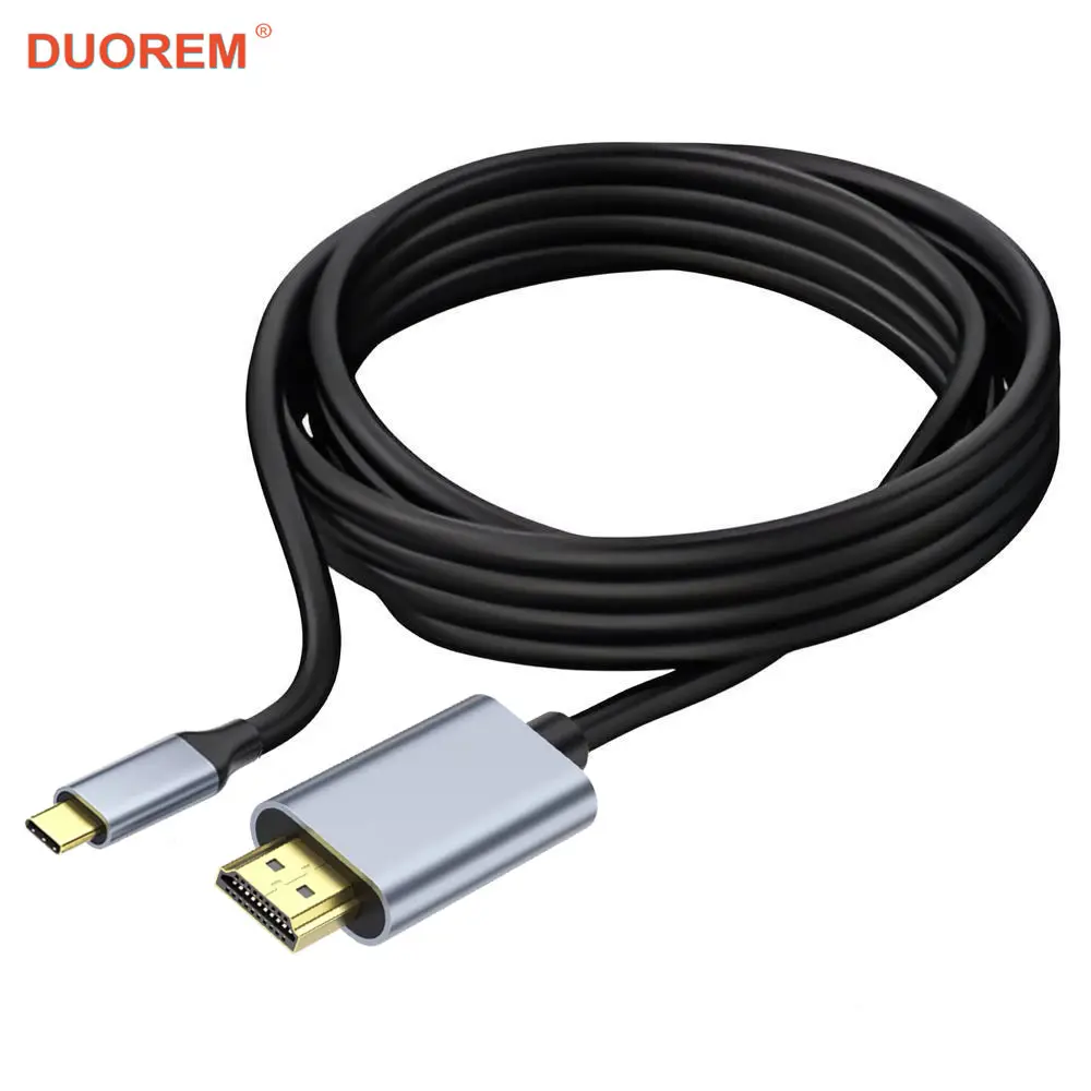 USB C To HDMI Cable, 180CM 4K 30HZ Plug And Play Type-C To HDMI