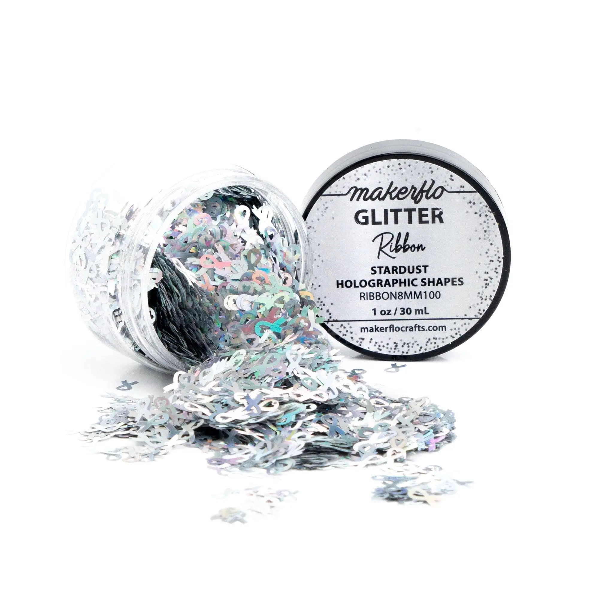 Ribbon Shape Glitter Ribbon Shape Glitter