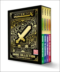 Minecraft: Guide Collection 4-Book Boxed Set (Updated): Survival (Updated), Creative (Updated), Redstone (Updated), Combat -- Mojang Ab - Hardcover