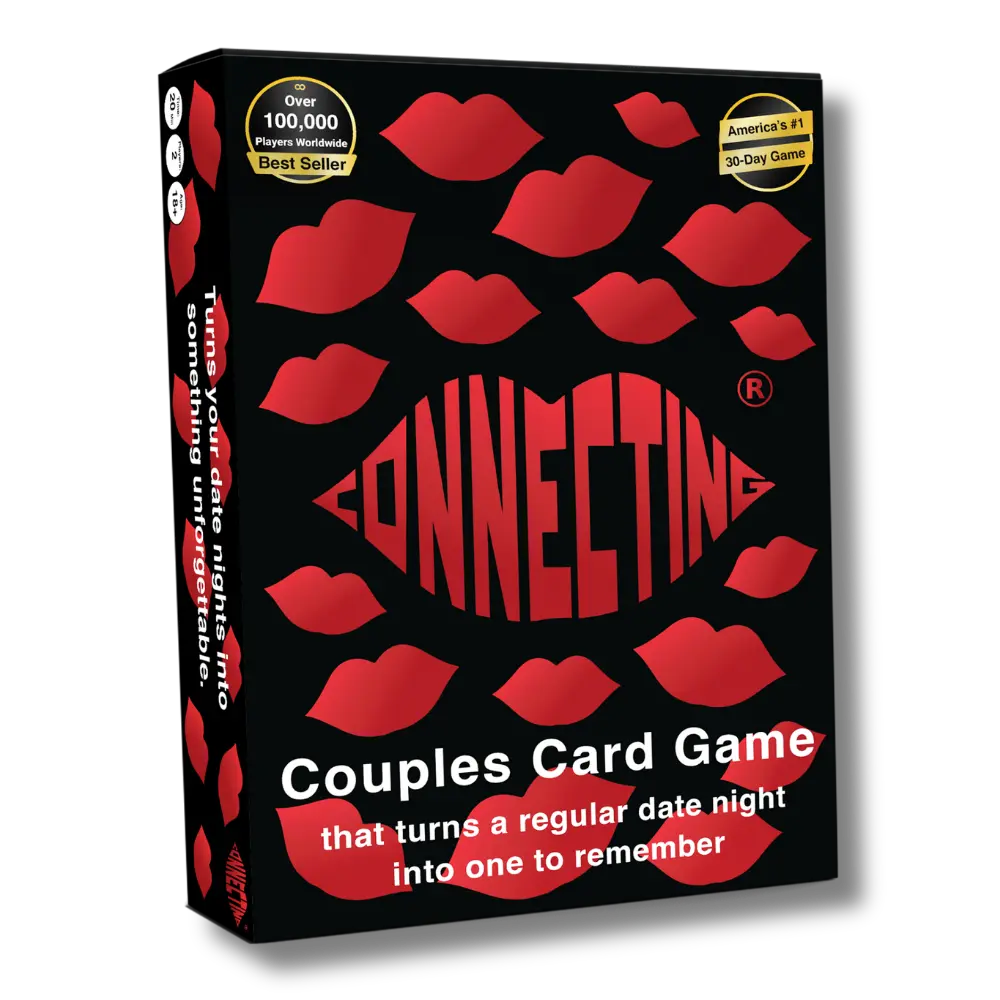 CONNECTING Couples Card Game | 160 Conversation Cards for Date Night, Deep Questions, Dares & Relationship Game