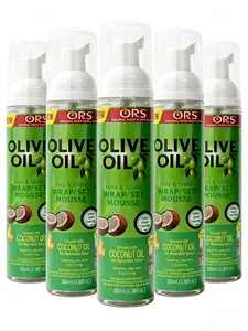 Ors Olive Oil Curl Foam Hair Wax, Coconut Nourishing, Moisturizing Hold Anti-Frizz, Curly Hairstyle/wig Care, Haircare, 1 Bottle, Curl Mousse