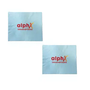 2 - Premium microfiber Cleaning Cloth for Glasses, Lens, Screens 7" x 6"
