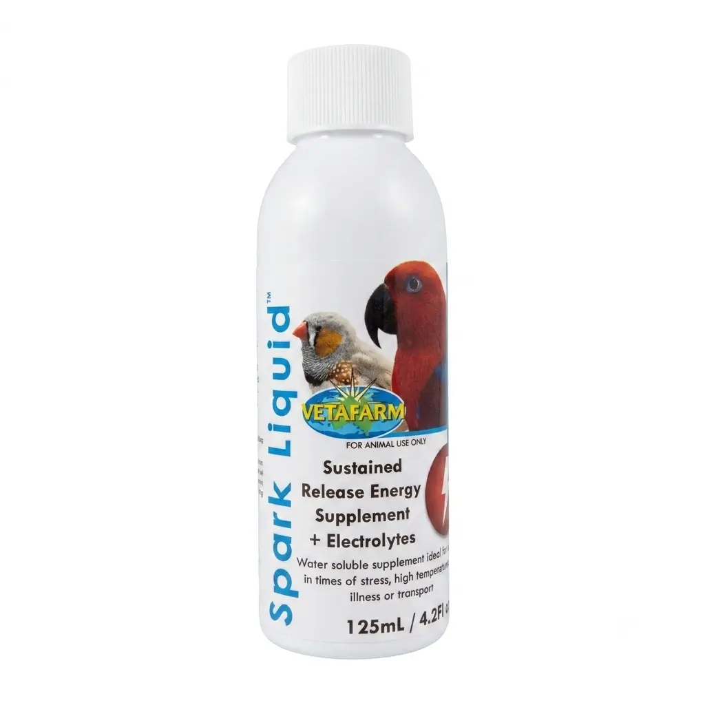 Spark Liquid – Energy and Electrolyte Supplement for Birds and Reptiles