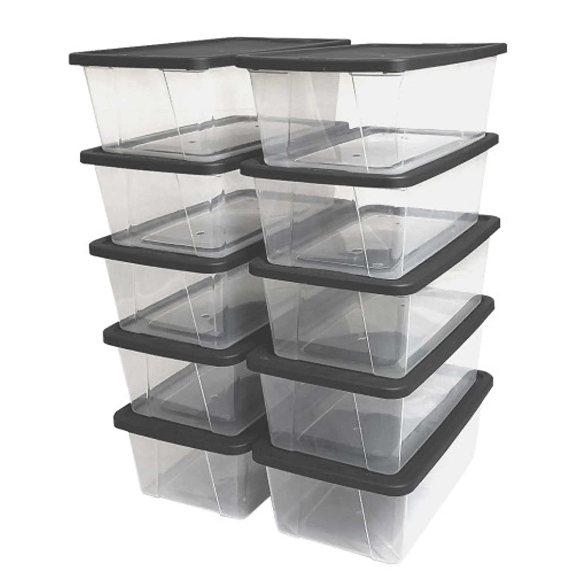 Homz Snaplock Clear Organizer Storage Container Bin with Lid Boxes Plastic Laundry Homz Snaplock Clear Organizer Storage Container Bin with Lid Boxes Plastic Laundry
