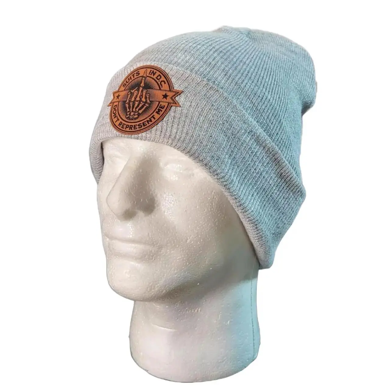 Suits In DC Don't Represent Me Patch Beanie - Multiple Colors Available