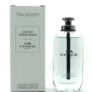 Coach Open Road 100ml Eau De Toilette Tester for Men - Fresh Woody Aromatic Fragrance