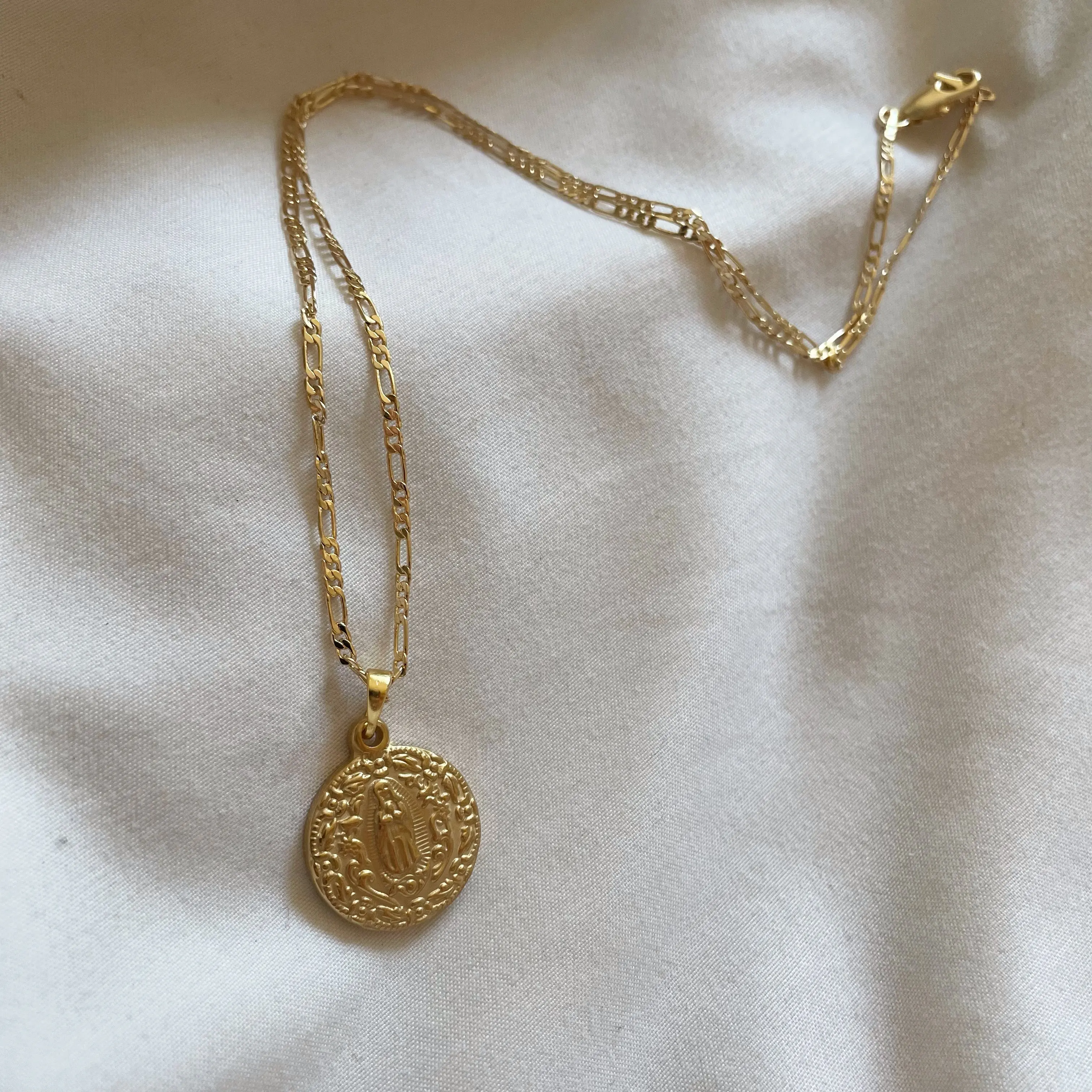 Mary Medallion Necklace