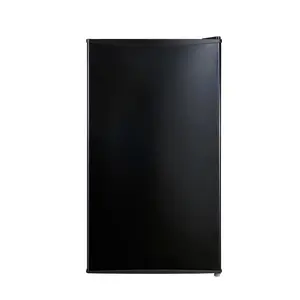 Mainstays 3.3 Cu Ft Compact Single Door Refrigerator, Black, Small Mini Fridge with Freezer Compartment, Ideal for Dorm, Office & Apartment