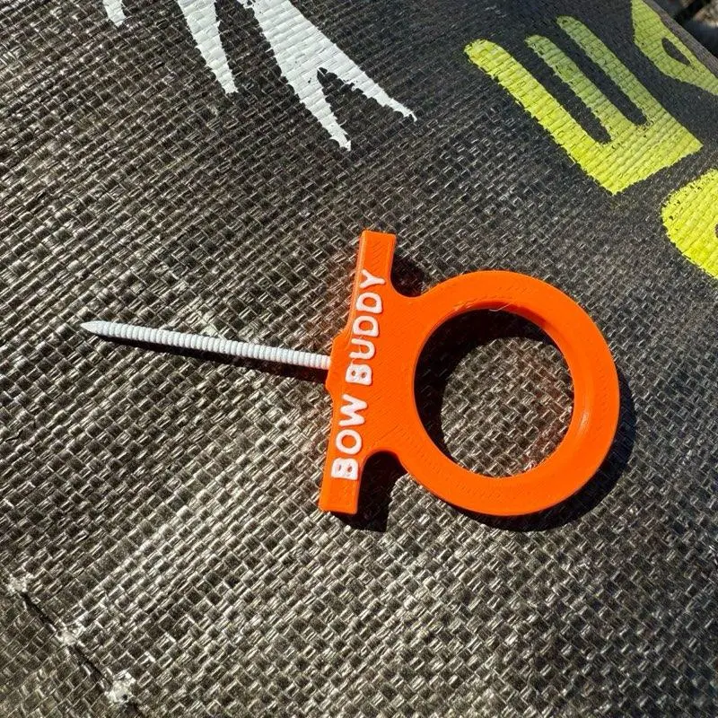 Bow Buddy Target Pins – Steel-Nail Target Pins for Archery Targets – Add to cart Buy now – Durable PETG Rings | Printed-In Nail | 4 or 8 Pack Options