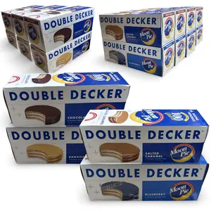 Moon Pie Double Decker Sandwich Cream Pies – 9 Pack | Choose Chocolate, Salted Caramel, Blueberry or Banana