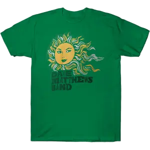 Vintage Dave Matthews Band Sun Tuff Green T-Shirt Cotton Gift For Men Women