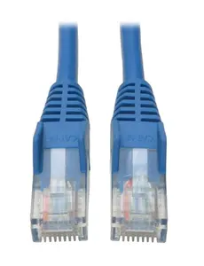 Tripp Lite TRL-N001-100-BE 100 ft. 350MHz Cat5e Snagless Molded RJ45 Male to Male Patch Cable, Blue