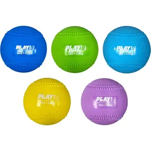 Plyoball Weighted Ball Set for Throwing and Pitching  -  Balls for Softball - Builds Speed, Strength, &  Memory