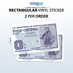 kendrick rectangle vinyl sticker high quality vinyl