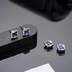 Irregular Oil Drop Non-Pierced Magnetic Ear Clips for Men & Women Fashion Simple Ins Style Earrings High-End Luxury Repeat Purchase jewelry men Gold Plated Stainless Steel Cuban Link Bracelet cuban link chain Heart Sterling Silver one gabriela t necklace