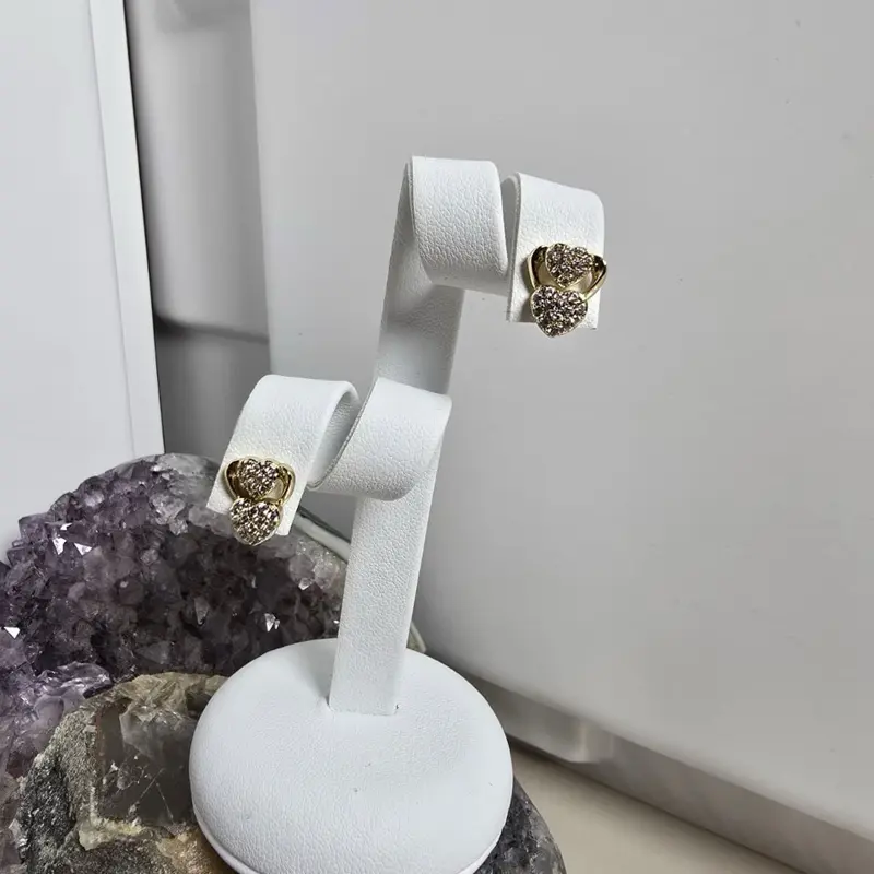 Hart 14K Gold Plated Earrings High Quality