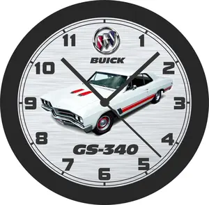 1967 Buick GS-340 Classic Muscle Car Wall Clock - Perfect for Home, Office or Garage Decor