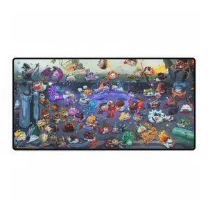 League of Legends Desk Mat | Adorable Poros as Champions | Gaming-Inspired Design