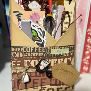 Coffee themed blind date with a book