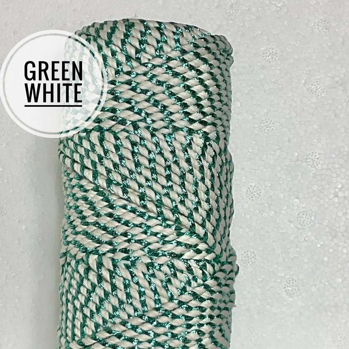 Metallic Macrame Rope | 3mm Metallic Rope | 141 Feet | Rose Gold Rope | 3mm blended rope | Metallic Cotton Blended Rope | Macrame Rope