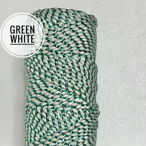 Metallic Macrame Rope | 3mm Metallic Rope | 141 Feet | Rose Gold Rope | 3mm blended rope | Metallic Cotton Blended Rope | Macrame Rope