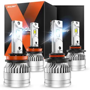 2015 Acura ILX 9005/HB3 H11/H9/H8 200W 6500K White IP67 LED Headlight Bulbs 2Pairs SEALIGHT X3S