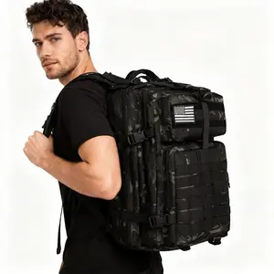 Heavy Duty 3-Day Assault Tactical Backpack Military Grade Waterproof MOLLE Pack for Survival Hunting & Tactical Training Indestructible Rugged Outdoor Gear