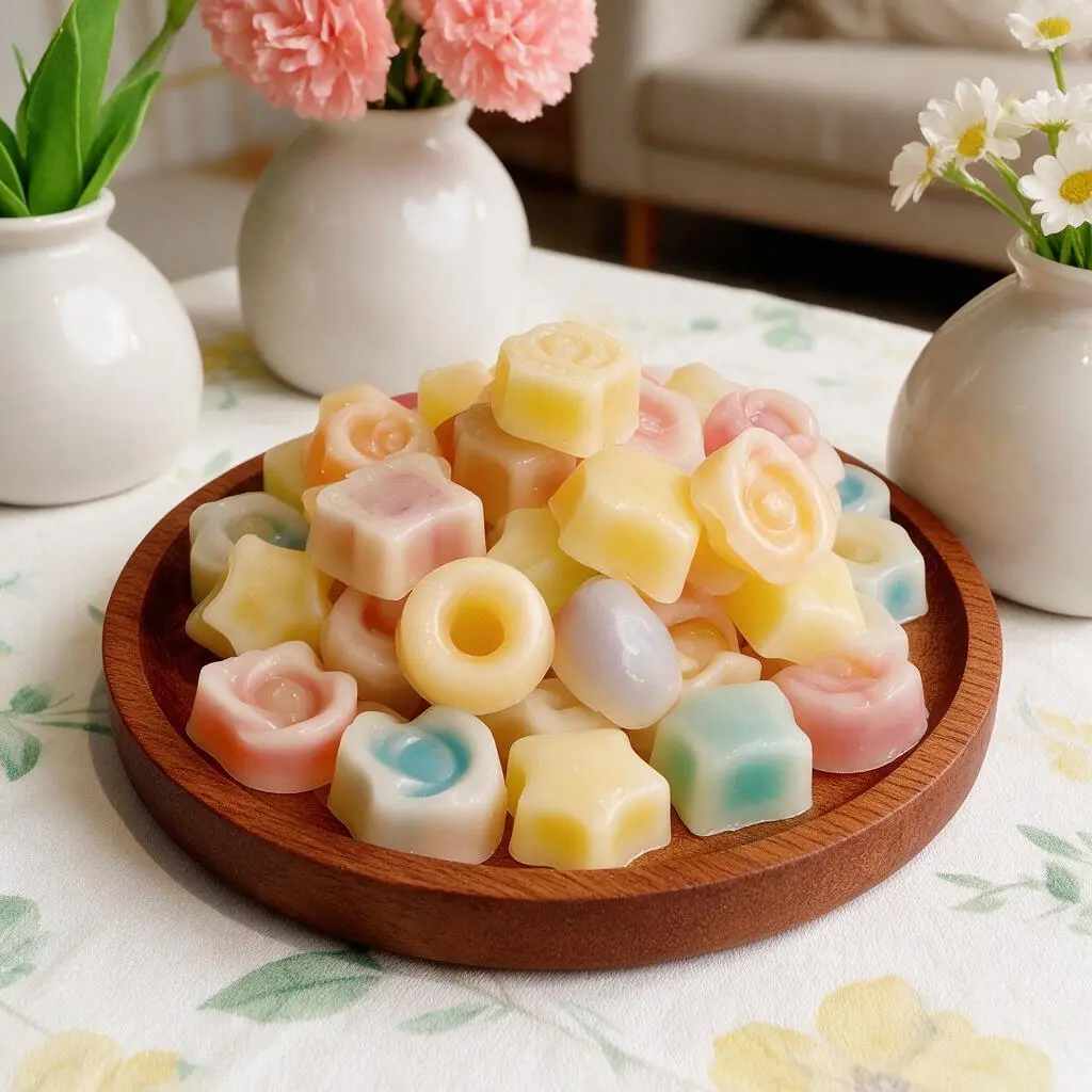 3.5 oz Assorted Fruit-Flavored Jelly-Filled Nostalgic Mini Drinks,Wax Bottle Candy Gift Box,  Cartoon-Style Chewy Bonbon for Family Snacking