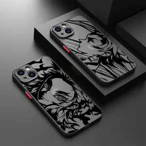 Trending Anime Matte Cellphone Cover - Protective Tech Accessory for iPhone 17, 16, 15 Pro Max, 13, 14 Plus, 12 Mini, 11 Pro, XR, 8, SE, 7, XS Max Smartphones
