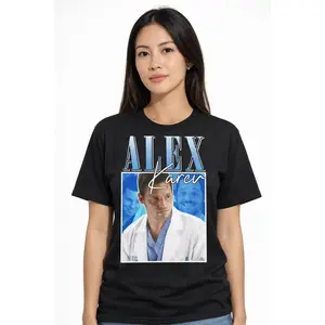 Vintage Alex Karev Shirt – Grey’s Anatomy Bootleg Style Tee, Iconic TV Character Graphic T-Shirt