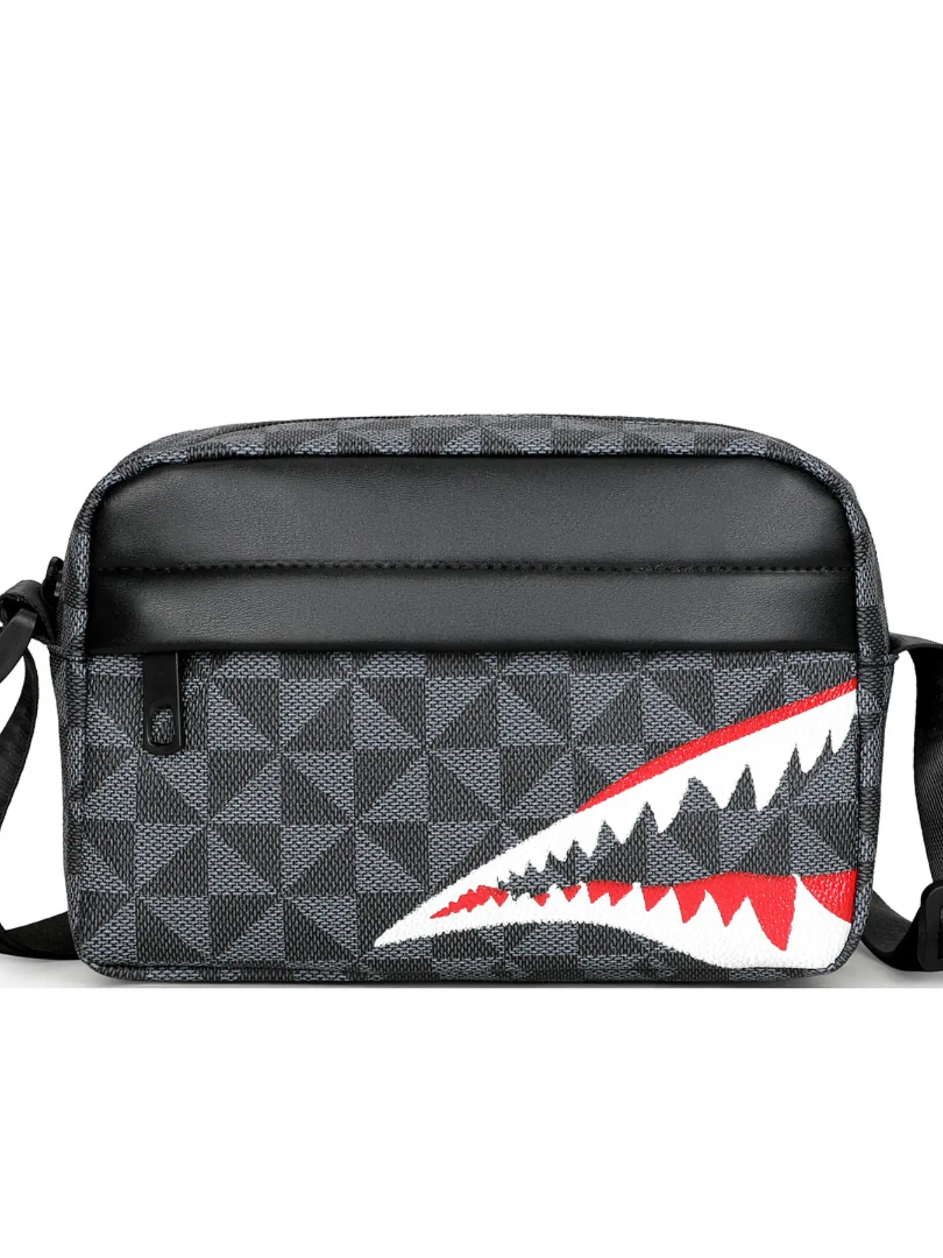 Minimalist Compact Square Crossbody Bag, Adjustable Shoulder Strap 