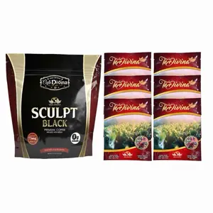 Té Divina + Sculpt Black Coffee - 1 Pack of Natural Energy Herbal Coffee - Beverage