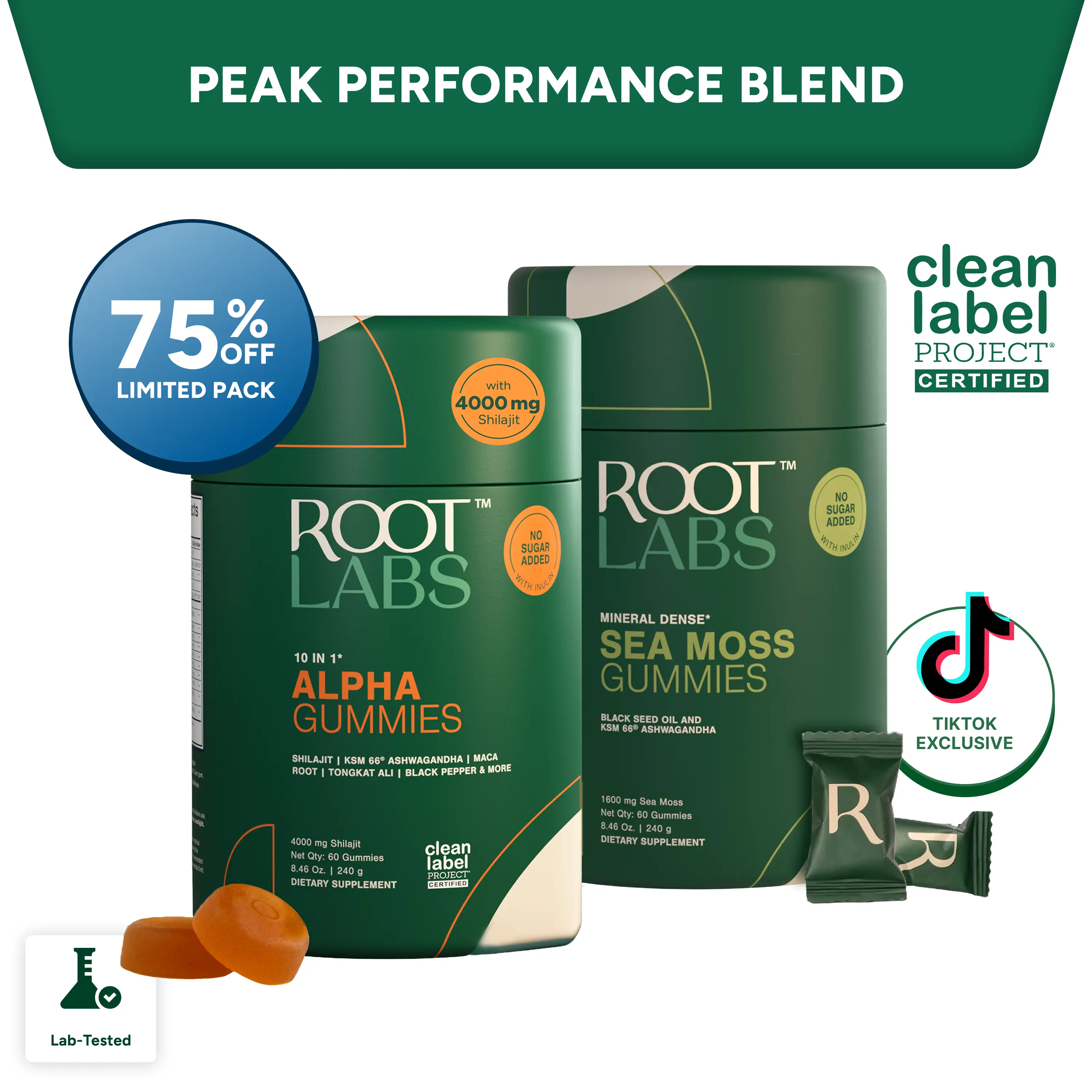 Alpha + Sea Moss 60s Combo