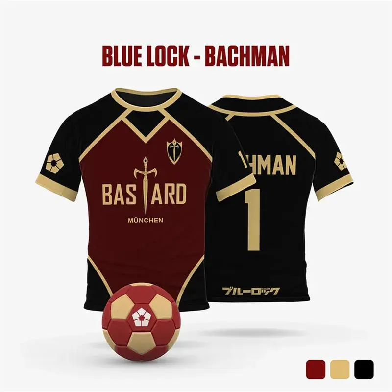 Anime Blue Lock Yukimiya 3D Print Sports Quick-dry Breathable Men T-shirt Fashion Harajuku Y2k Football Jersey Short-sleeve Top