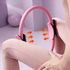 Pilates Ring Fitness Circle   Ring for  Workout Dual Grip Pilates Magic Circle Flexible Exercise Ring for  Training Portable Fitness Pilates Ring pilates board