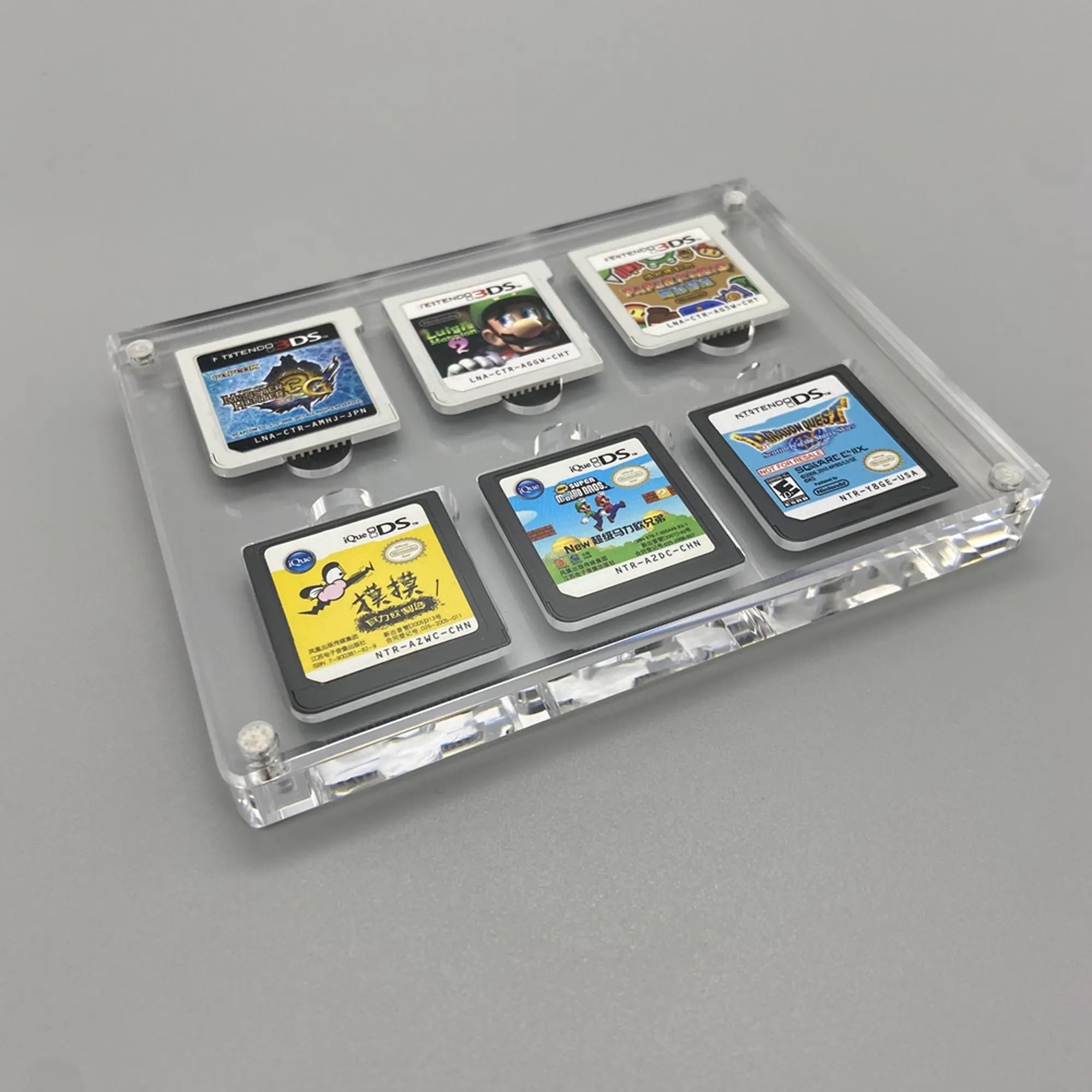 Acrylic Magnetic Game Case For DS/3DS Acrylic Magnetic Game Case For DS/3DS