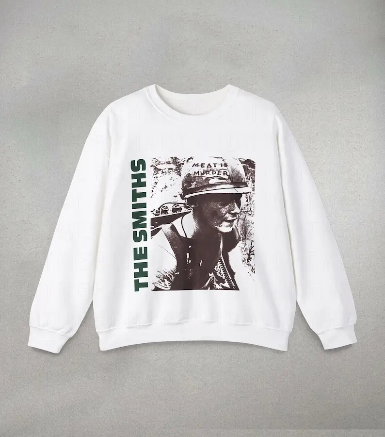 The Smiths Sweatshirt, Meat is Murder Album sweatshirt, 90s Band Sweatshirts, Retro Sweatshirts, Trendy sweatshirts, The Smiths fan gifts