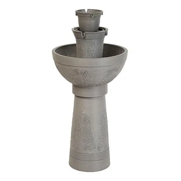 Belmont Garden Aurel Cordless Modular Fountain w/Bird Feeder
