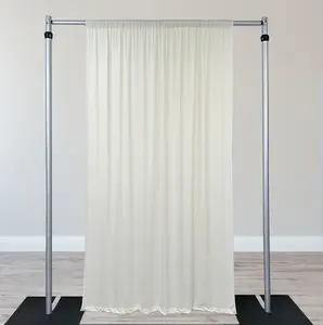 Stretch Spandex 12ft x 60" Drape/Backdrop Ivory