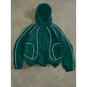 Men's Casual Waterproof Jacket, Lightweight Breathable Outdoor Gear, Durable Design for Hiking & Camping, All-Season Wear, Sports Jacket