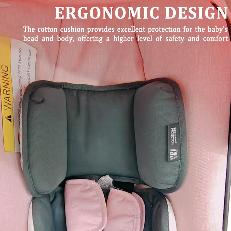 Baby Stroller with Free Bag ,Newborn Stroller,Foldable Stroller Legs,Equipped with Chest Clip,One-Click Contraction Function,Alloy Metal Material,4-wheel Travel Toddler Stroller