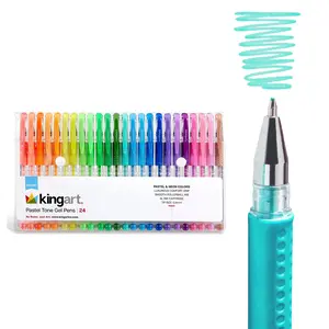 Gel Pens - Comfort Grip Pastel Tone - 24 Colors