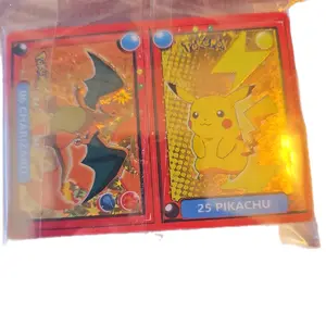 Mint Condition Pikachu Stickers Set with 25 Pieces, Featuring Character Design, Includes 25 Individual Stickers in Red Packaging