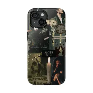 Indie Artist Phone Case Hozier Unique Collage Design Inspired by Music & Nature for iPhone
