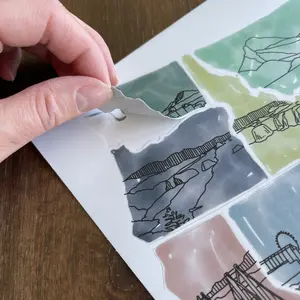 Large RV Vinyl Travel Tracker Sticker